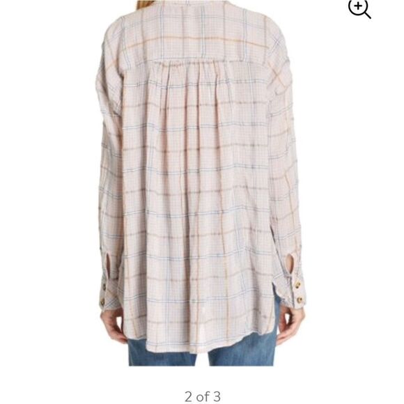 Free People Break My Stride Button Up Shirt - Picture 2 of 5